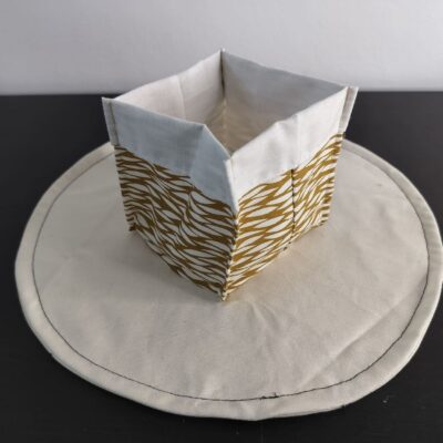 Vide-poche en tissu graphique